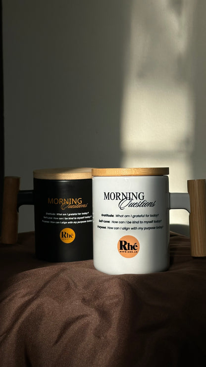 Morning Intentions Mug: Matte Black