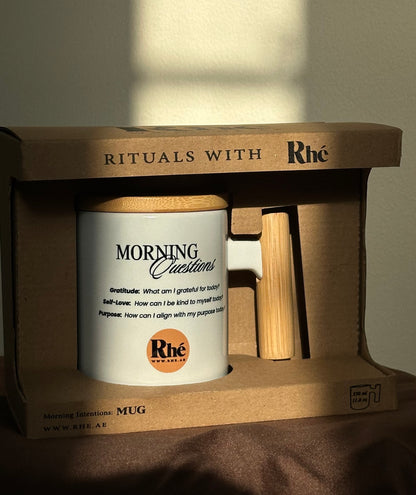Morning Intentions Mug: White