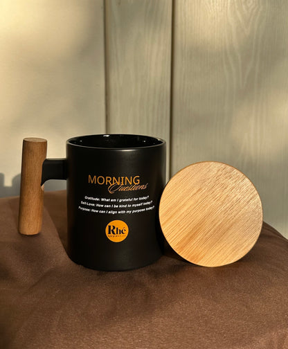 Morning Intentions Mug: Matte Black